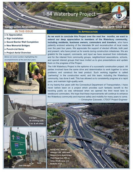 Spring Winter newsletter 2019 page 1